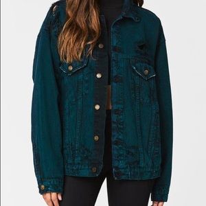 NWT Carmar Audrey Oversized Denim Jacket